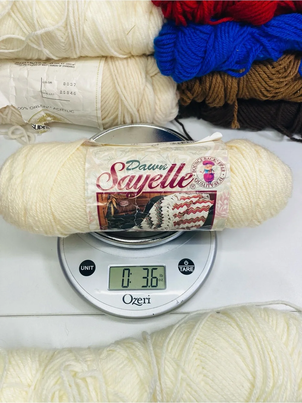 🐱 🐶. ~1.7oz Tagged and Untagged Vintage Yarn Skeins